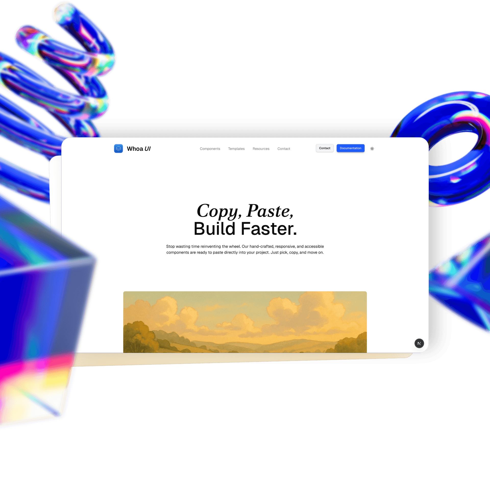 Whoa UI background