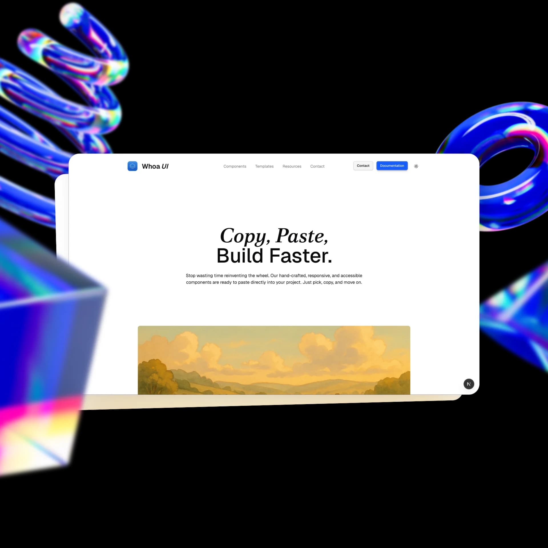 Whoa UI background